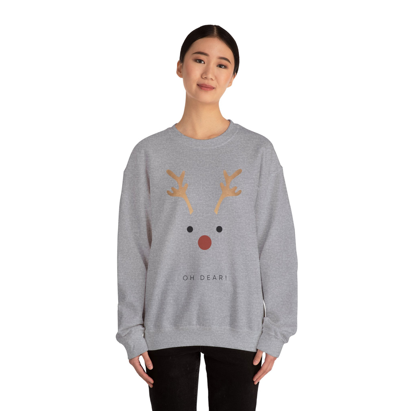 Christmas Reindeer Crewneck Sweatshirt