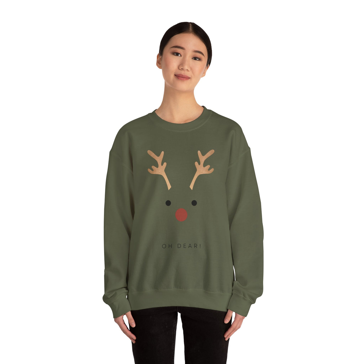 Christmas Reindeer Crewneck Sweatshirt