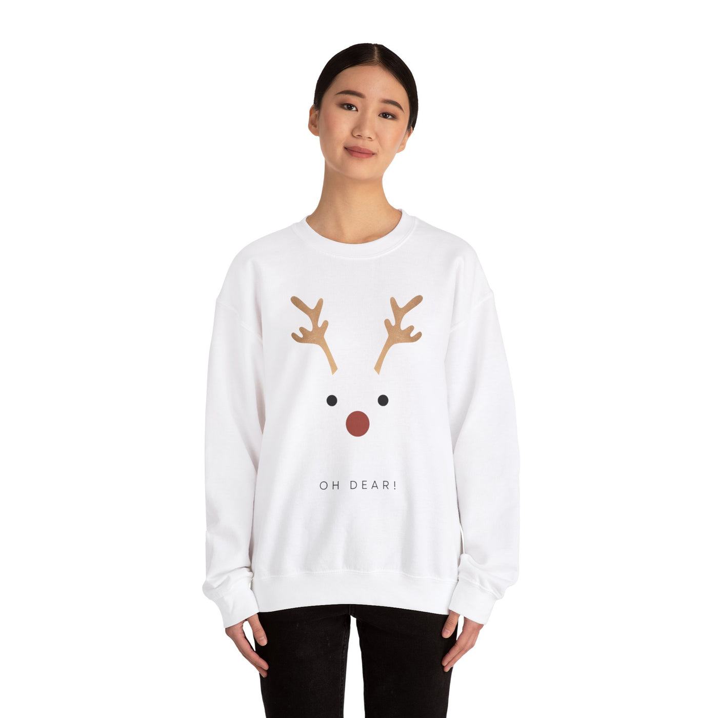 Christmas Reindeer Crewneck Sweatshirt