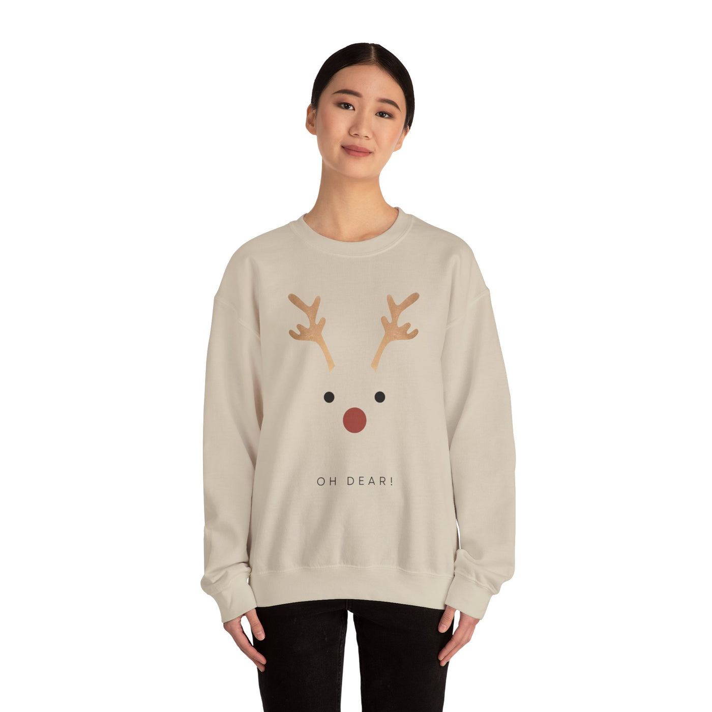 Christmas Reindeer Crewneck Sweatshirt