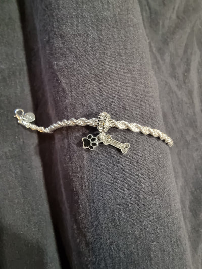 Stainless steel bracelet for animal lovers