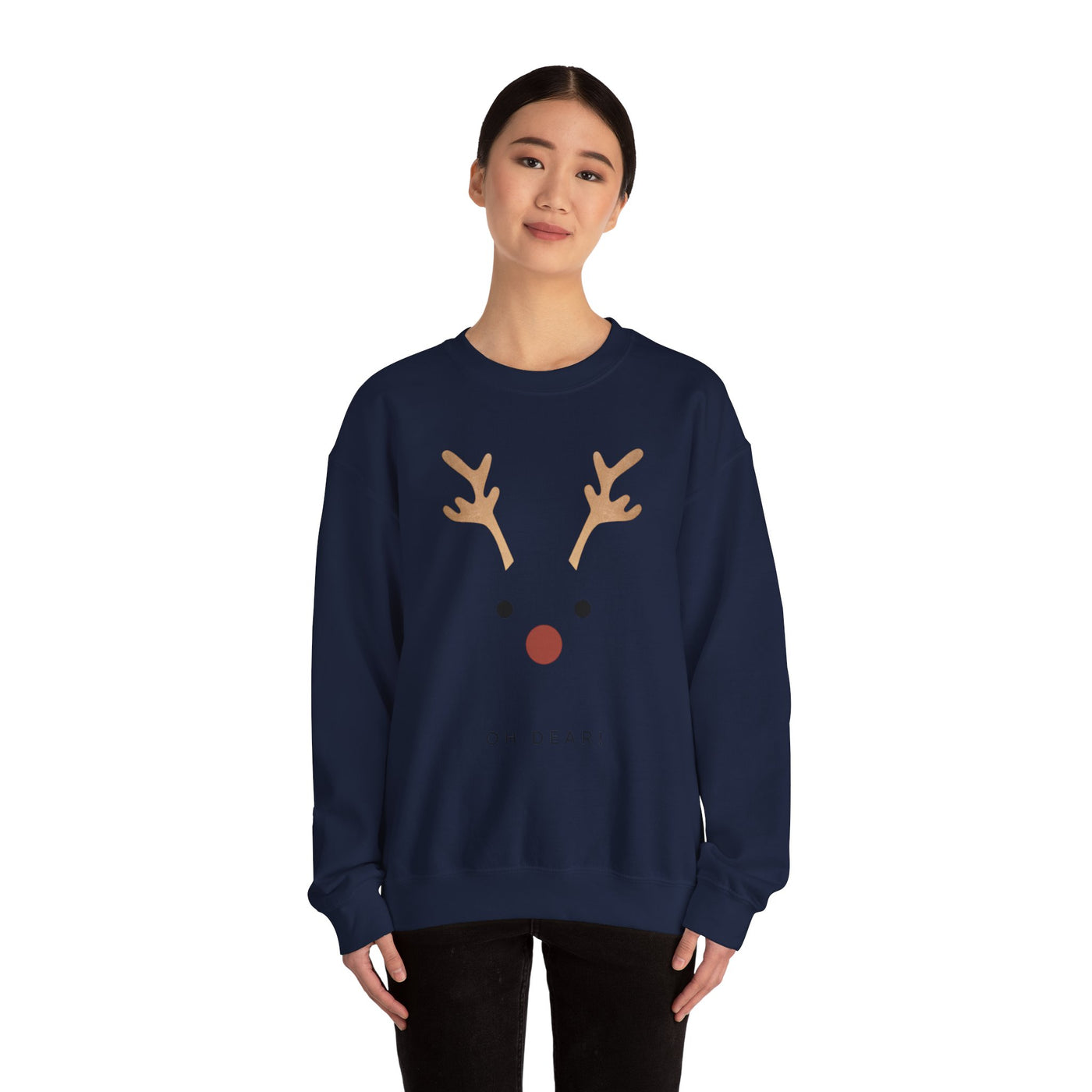 Christmas Reindeer Crewneck Sweatshirt