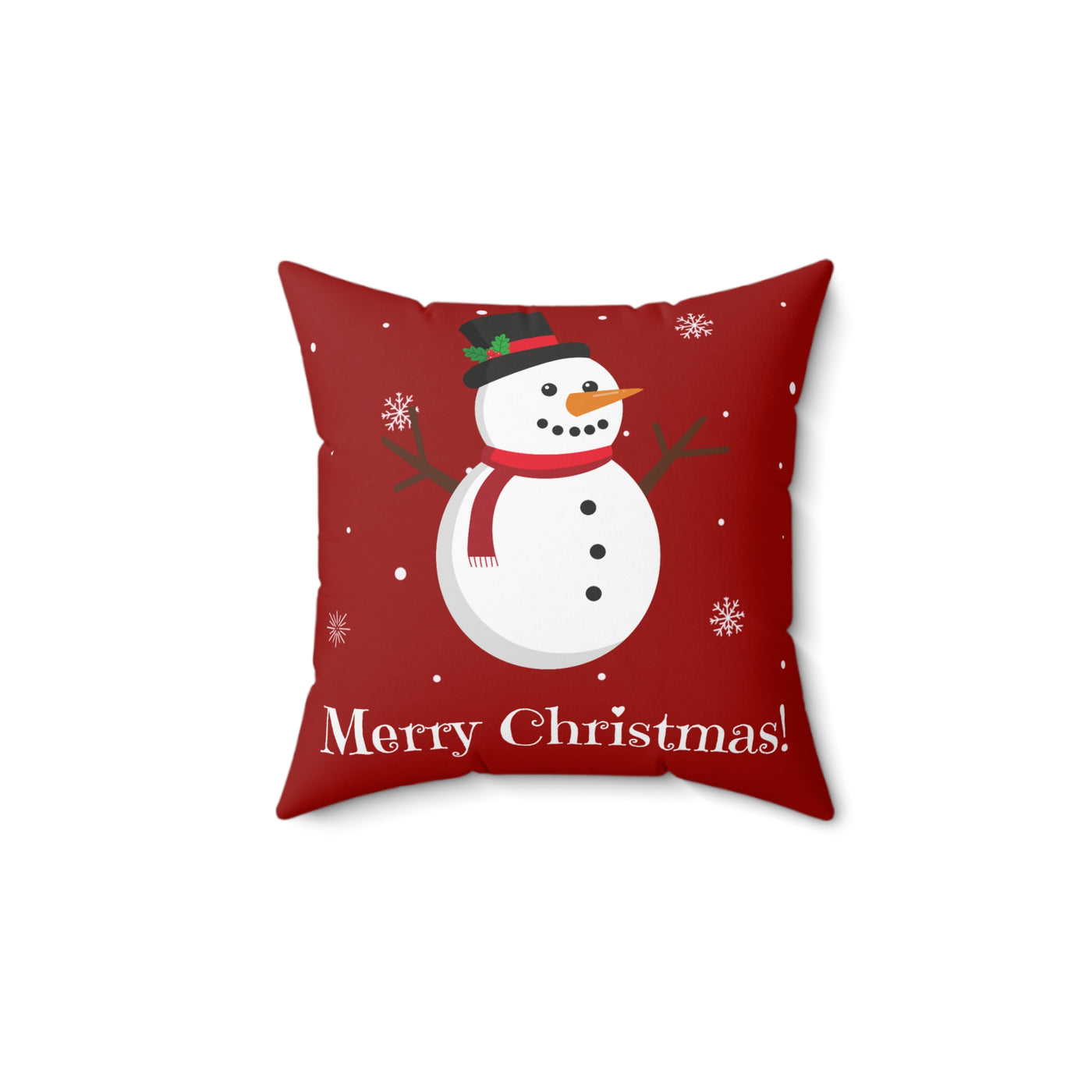 Christmas Pillow - Spun Polyester Square