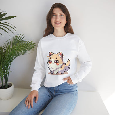 Anime Cat Hoodie - Unisex Heavy Blend™ Crewneck Sweatshirt