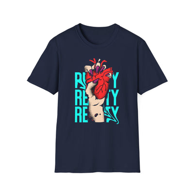 Unisex Softstyle T-Shirt, Reality Heart