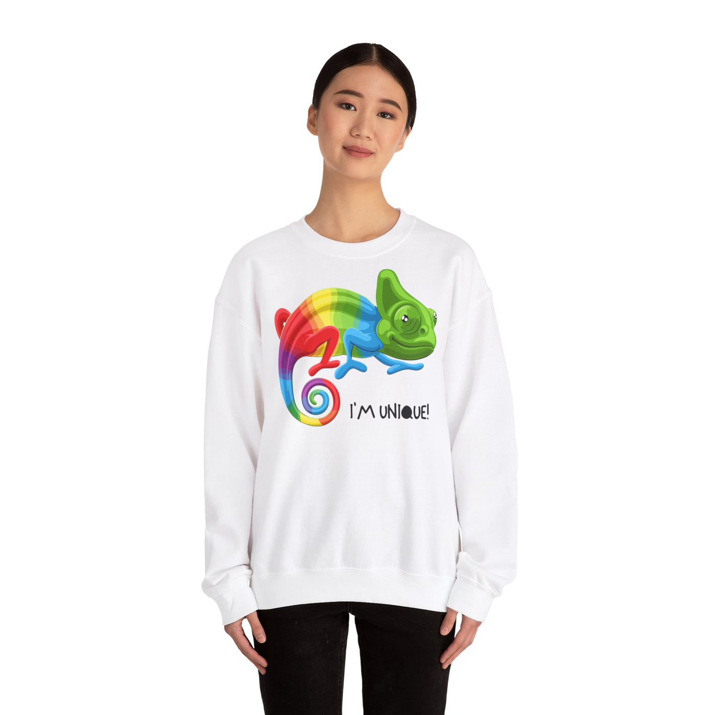 Crewneck Sweatshirt - be you, cameleon, love yourself