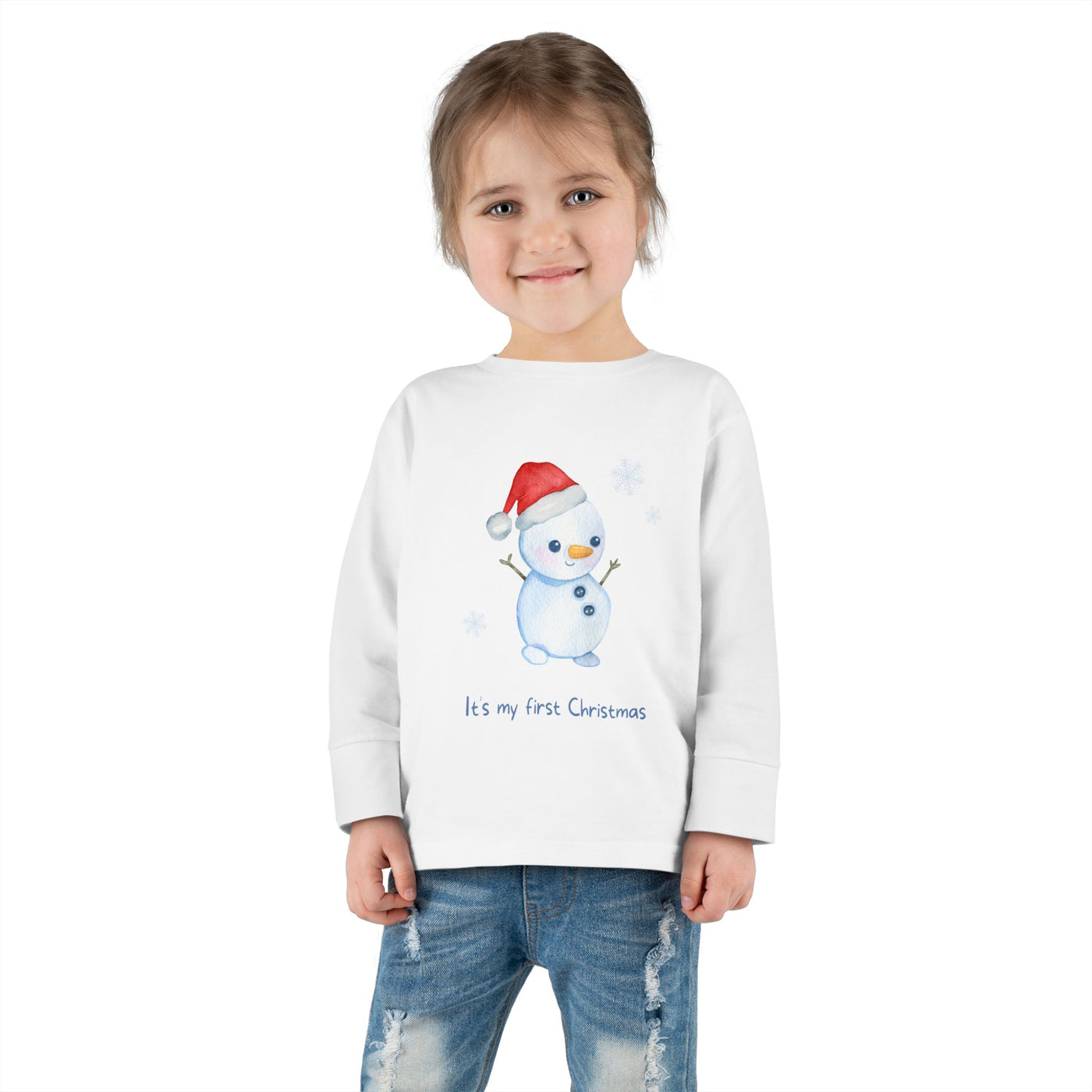 Christmas Toddler Tee - First Christmas Gift Shirt for Kids