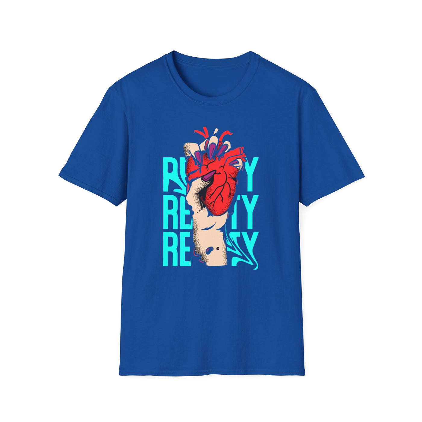 Unisex Softstyle T-Shirt, Reality Heart