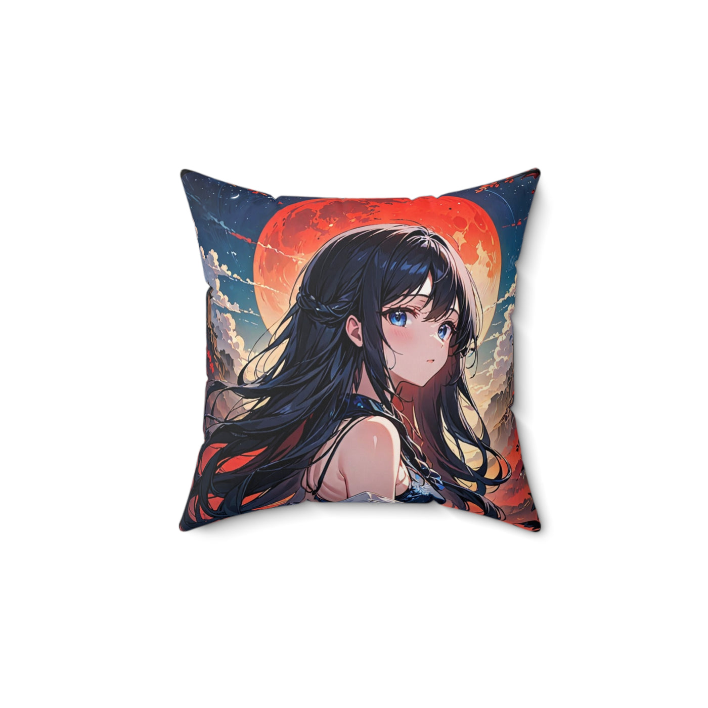 Anime Manga Spun Polyester Square Pillow, Kissen Deko Cushion, Home Decor