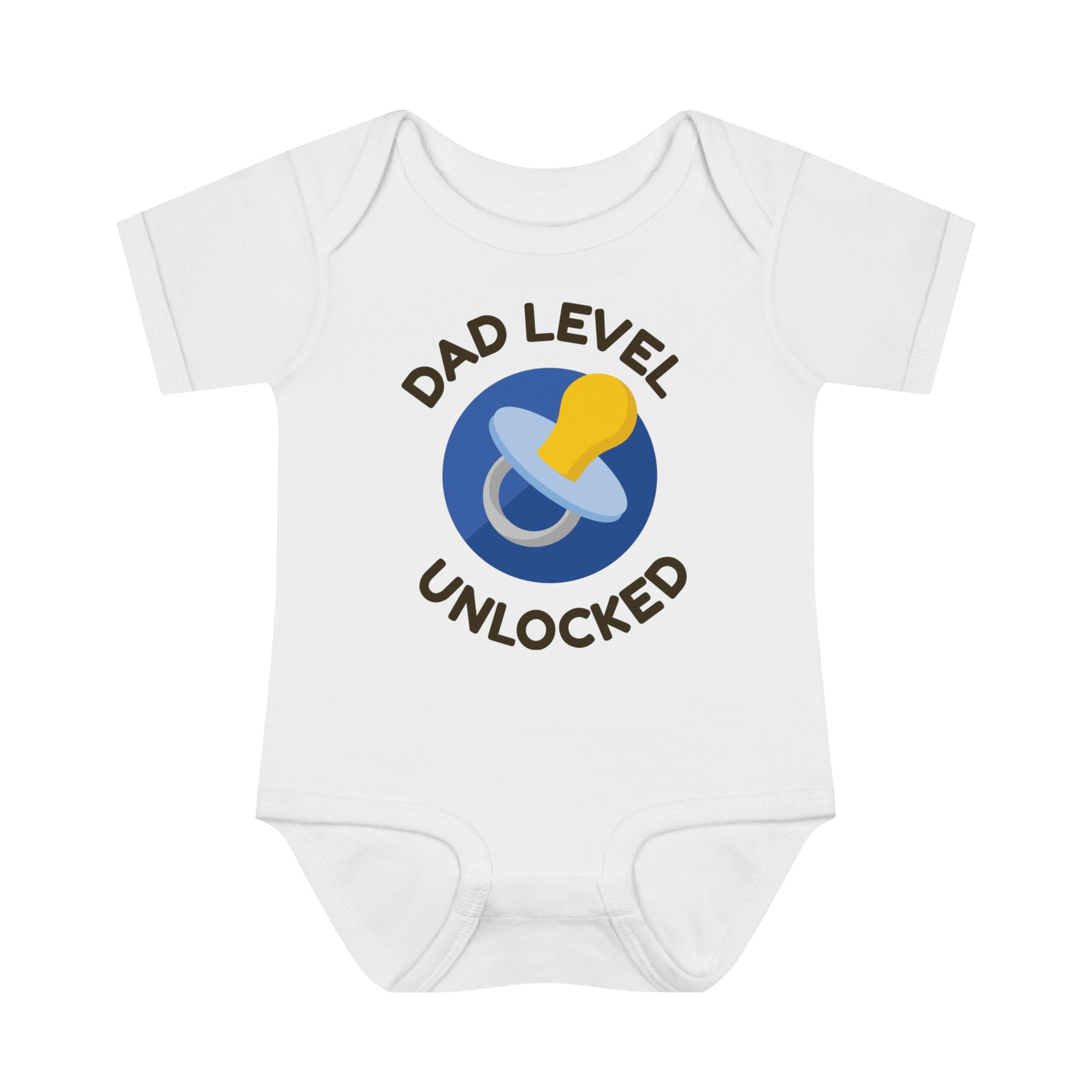 Baby Rib Bodysuit - Dad - Level Cute Baumwolle Kinder Gift,