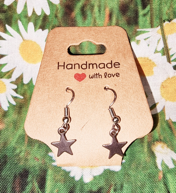 Charming Handmade Star Earrings - Dainty Celestial Jewelry - Perfect Everyday Accessory”