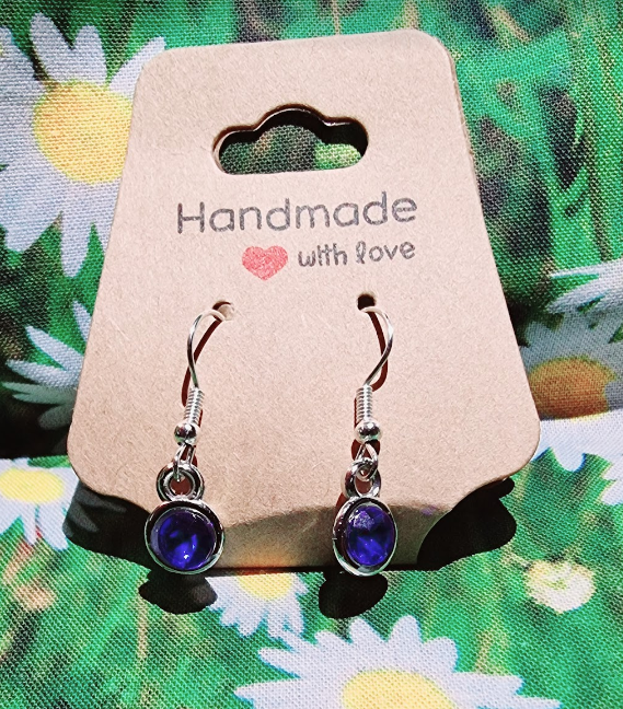 Elegant Handmade Blue Stone Earrings - Timeless Jewelry for Any Occasion - Perfect Accessory for Every Outfit”