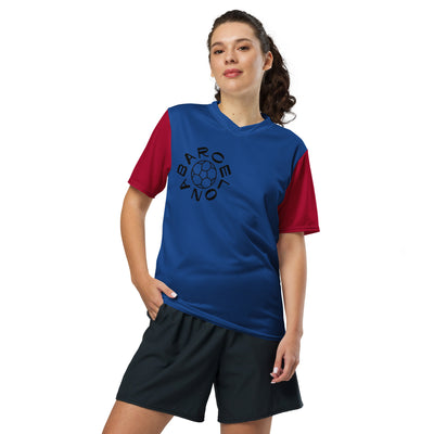 Recyceltes Unisex-Trikot mit Allover-Druck