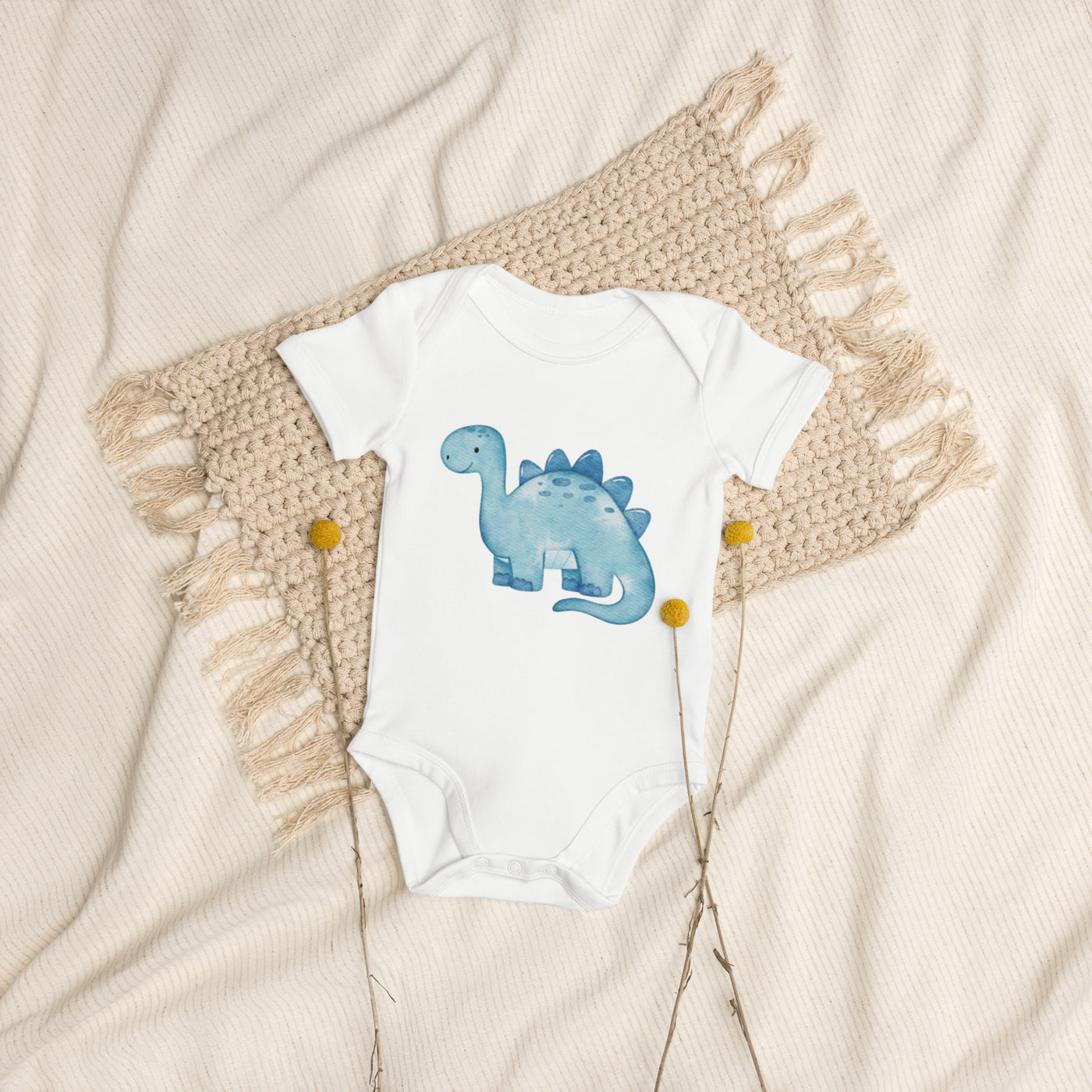 Organic cotton baby bodysuit