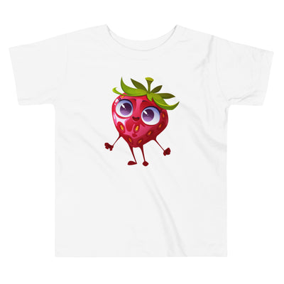 Kurzärmeliges Baby-T-Shirt "Erdbeere"