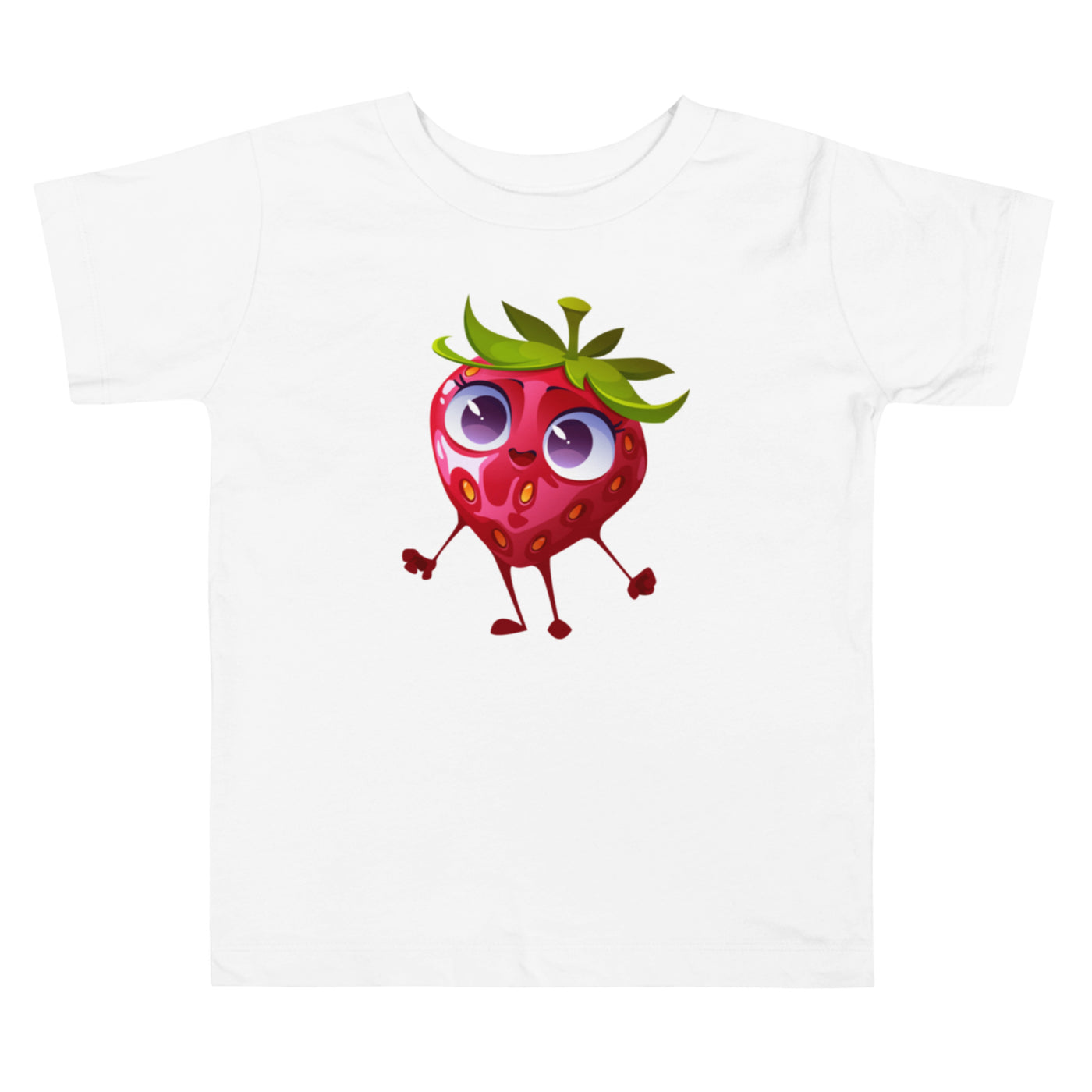 Kurzärmeliges Baby-T-Shirt "Erdbeere"