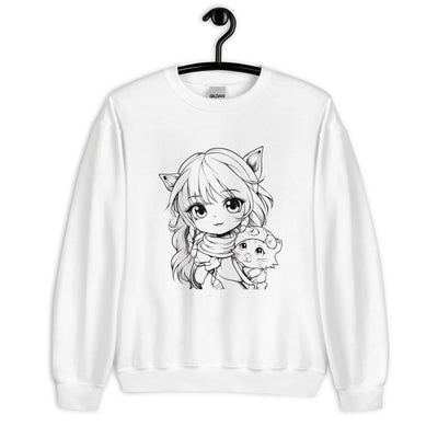 Unisex-Pullover "Cute Anime Girl"